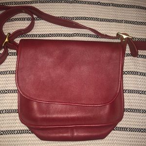 Vintage Red Coach Purse